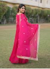 Embroidered Work Readymade Floor Length Gown - 3