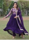 Embroidered Work Readymade Long Length Gown - 4
