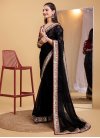 Embroidered Work Organza Designer Traditional Saree For Ceremonial - 2
