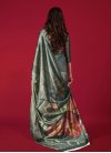 Crepe Silk Designer Contemporary Saree For Ceremonial - 3