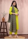 Embroidered Work Cotton Blend Readymade Salwar Suit - 1