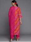 Orange and Rose Pink Readymade Designer Suit For Ceremonial - 1