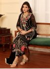 Georgette Embroidered Work Designer Straight Salwar Kameez - 4