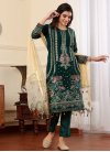 Georgette Designer Straight Salwar Suit - 1