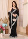Faux Chiffon Embroidered Work Designer Traditional Saree - 1