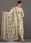 Cotton Blend Readymade Designer Salwar Suit - 2