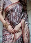 Silk Blend Traditional Designer Saree For Ceremonial - 3