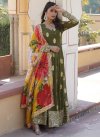 Embroidered Work Readymade Designer Gown For Festival - 3