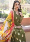 Embroidered Work Readymade Designer Gown For Festival - 1