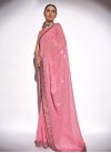 Lace Work Designer Contemporary Saree - 1