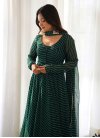 Georgette Readymade Anarkali Salwar Suit For Ceremonial - 3