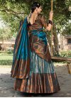 Jacquard Silk Woven Work Trendy Designer Lehenga Choli - 1