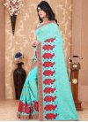 Booti Work Pure Georgette Traditional Saree - 1