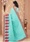 Booti Work Pure Georgette Traditional Saree - 2