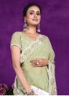 Embroidered Work Traditional Designer Saree For Ceremonial - 2