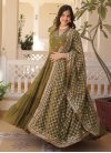 Embroidered Work Readymade Designer Gown - 4