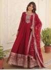 Georgette Readymade Floor Length Gown - 2