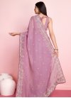 Organza Embroidered Work Trendy Classic Saree - 3