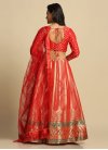Jacquard Silk Designer Classic Lehenga Choli For Ceremonial - 3