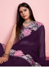 Embroidered Work Trendy Classic Saree - 4
