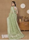 Embroidered Work Net Designer Contemporary Style Saree For Ceremonial - 2