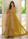 Embroidered Work Readymade Floor Length Gown For Festival - 1