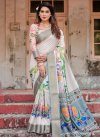 Silk Blend Traditional Designer Saree - 2