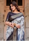 Digital Print Work Silk Blend Traditional Designer Saree - 2