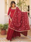 Vichitra Silk Readymade Designer Gown - 1