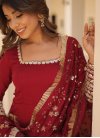 Vichitra Silk Readymade Designer Gown - 3