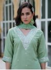 Silk Blend Readymade Salwar Suit For Festival - 1