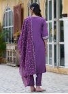 Silk Blend Readymade Designer Salwar Suit - 1