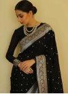 Silk Blend Designer Contemporary Saree For Ceremonial - 2
