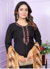 Silk Blend Readymade Salwar Kameez - 3
