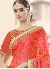 Intriguing Fancy Fabric Beads Work Contemporary Style Saree - 1