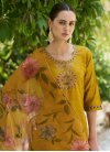 Cotton Silk Embroidered Work Readymade Designer Salwar Suit - 1