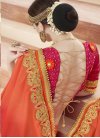 Faux Georgette Beads Work Trendy Classic Saree - 1