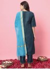 Cotton Blend Readymade Salwar Suit For Festival - 1