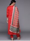 Art Silk Readymade Designer Salwar Suit - 1