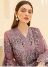 Faux Georgette Embroidered Work Palazzo Designer Salwar Suit - 2