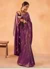 Kanjivaram Silk Woven Work Trendy Saree - 1
