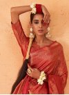 Kanjivaram Silk Woven Work Trendy Designer Saree - 1
