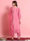 Silk Blend Embroidered Work Readymade Designer Salwar Suit - 1