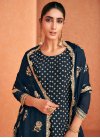 Faux Georgette Palazzo Style Pakistani Salwar Kameez For Party - 1
