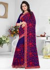 Pure Georgette Embroidered Work Classic Saree - 1