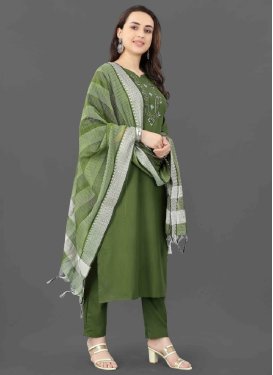 Embroidered Work Readymade Designer Salwar Suit