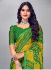 Green and Olive  Traditional Designer Saree - 1