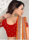 Bhagalpuri Silk Embroidered Work Trendy A Line Lehenga Choli For Bridal - 2