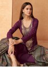 Embroidered Work Pant Style Straight Salwar Suit - 3