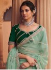 Organza Traditional Saree For Party - 1